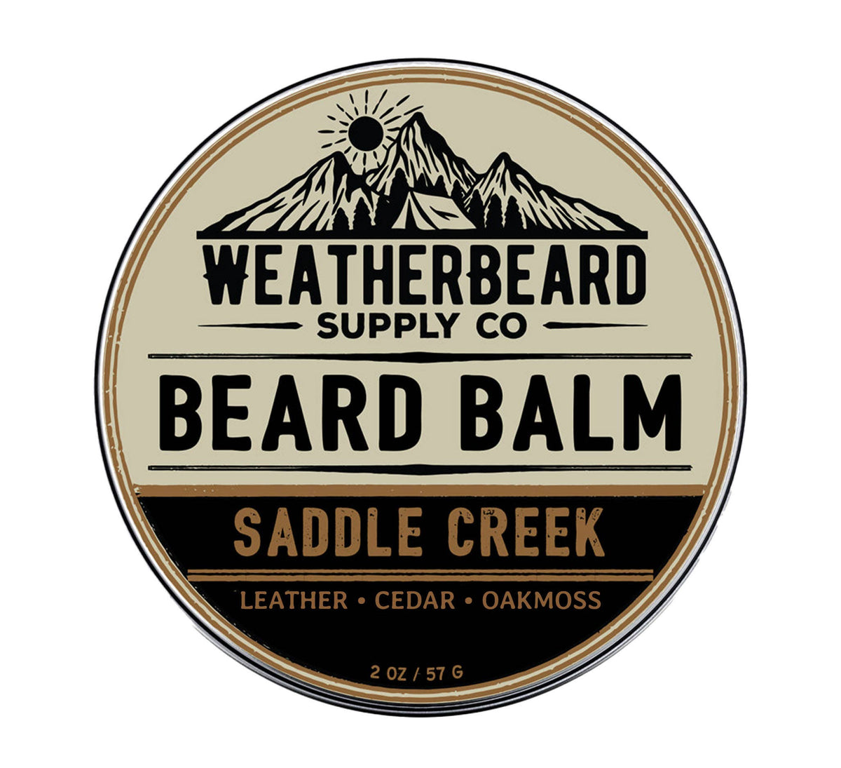 Saddle Creek Beard Balm (Leather, Cedar, Oakmoss)