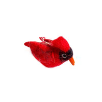 Load image into Gallery viewer, Cardinal Felt Wool Bird Ornament
