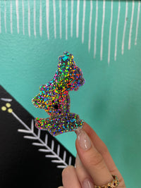 Load image into Gallery viewer, Holographic Hand + Eye Sticker
