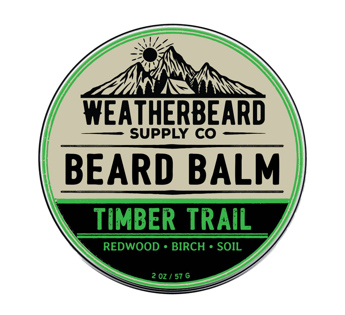 Timber Trail Beard Balm (Redwood, Birch, Soil)