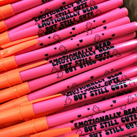 Load image into Gallery viewer, Emotionally Dead But Still Cute Halloween Ballpoint Pen
