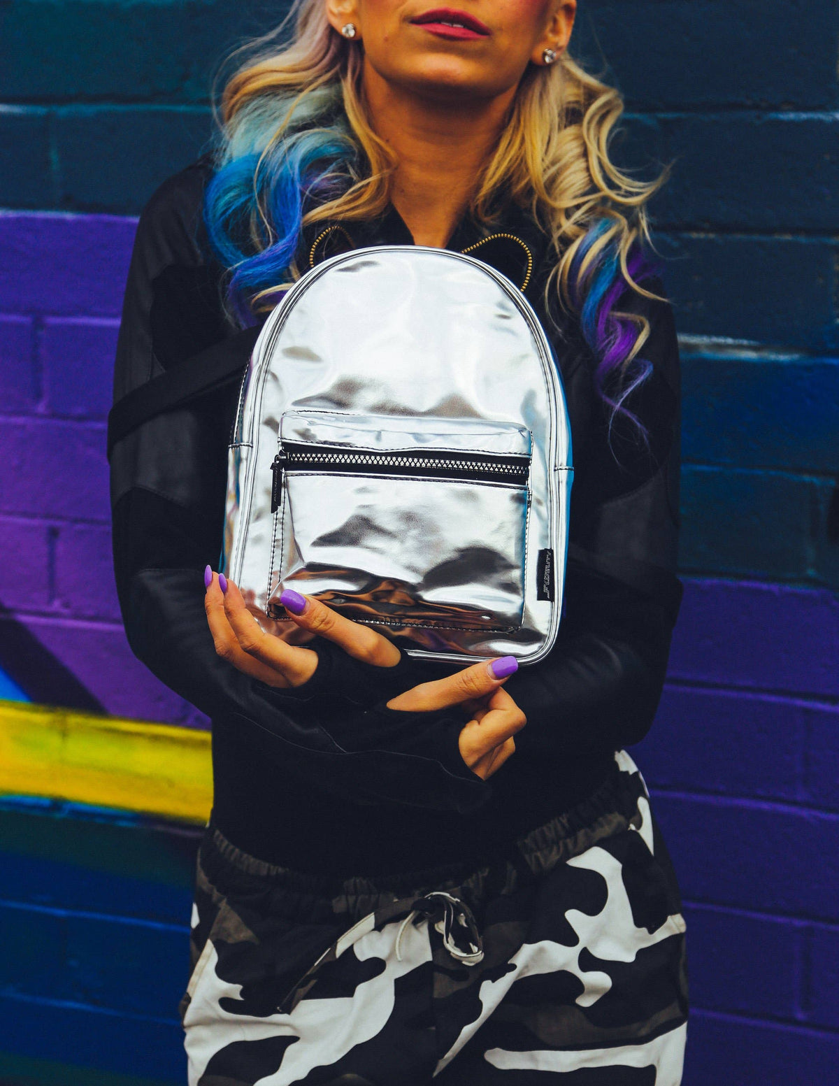 Mini Backpack | Rollerskating 80s |LUX MOONRAKER