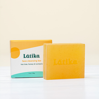 Load image into Gallery viewer, Face Cleanser, Tea Tree, Honey, Turmeric-skincare soap
