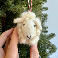 Load image into Gallery viewer, Sheep Felt Wool Ornament
