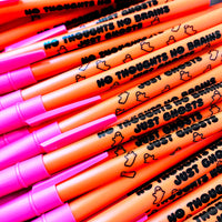 Load image into Gallery viewer, No Thoughts No Brains Just Ghosts Halloween Ballpoint Pen
