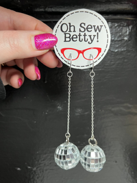 Load image into Gallery viewer, Oh Sew Betty! Disco Danglies - Earrings
