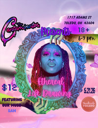 Load image into Gallery viewer, Ethereal Life Drawing with The Contaminator Crew  // Thur. May 21st // 6-9pm
