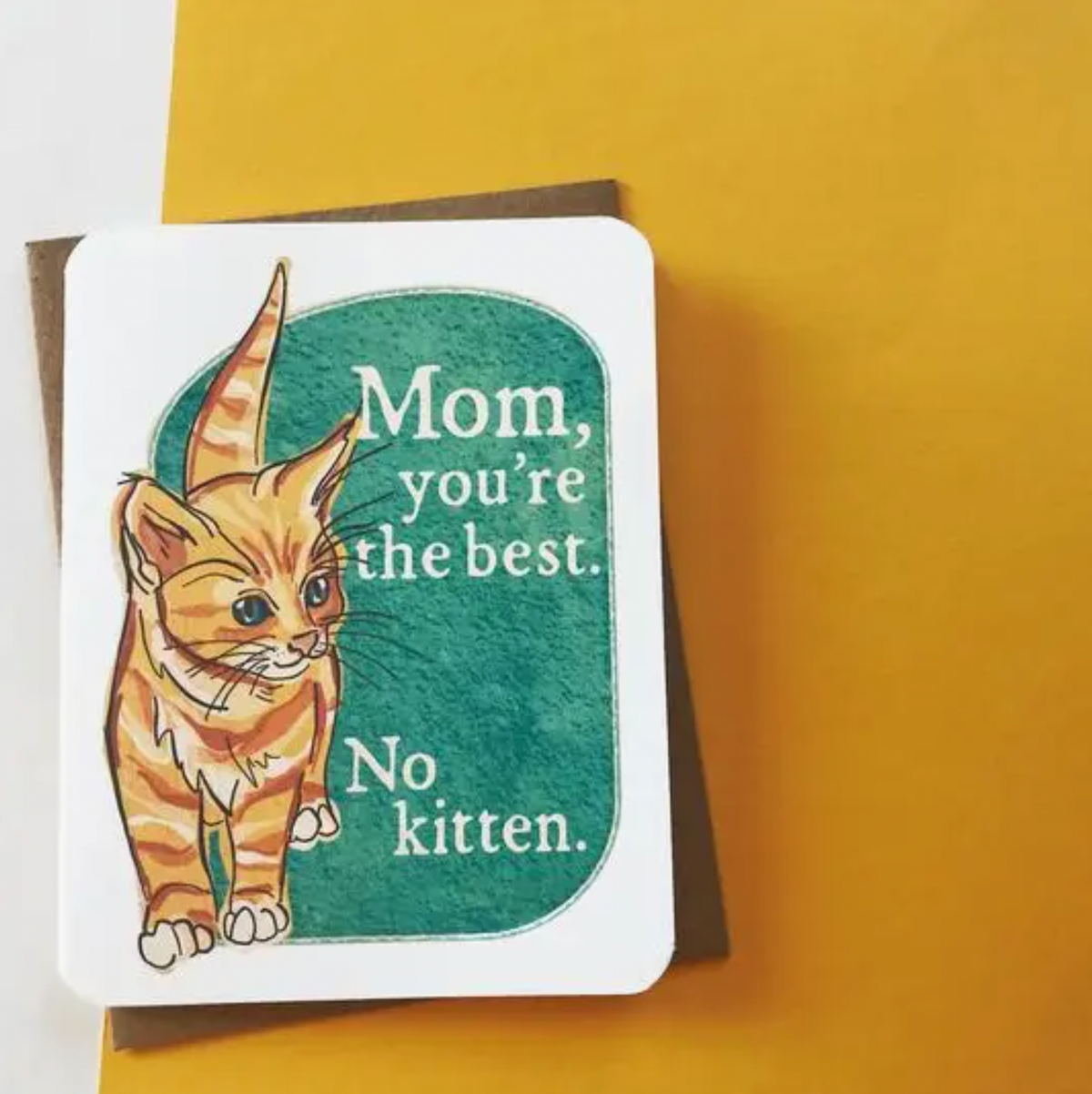 Best Mom, No Kitten Card