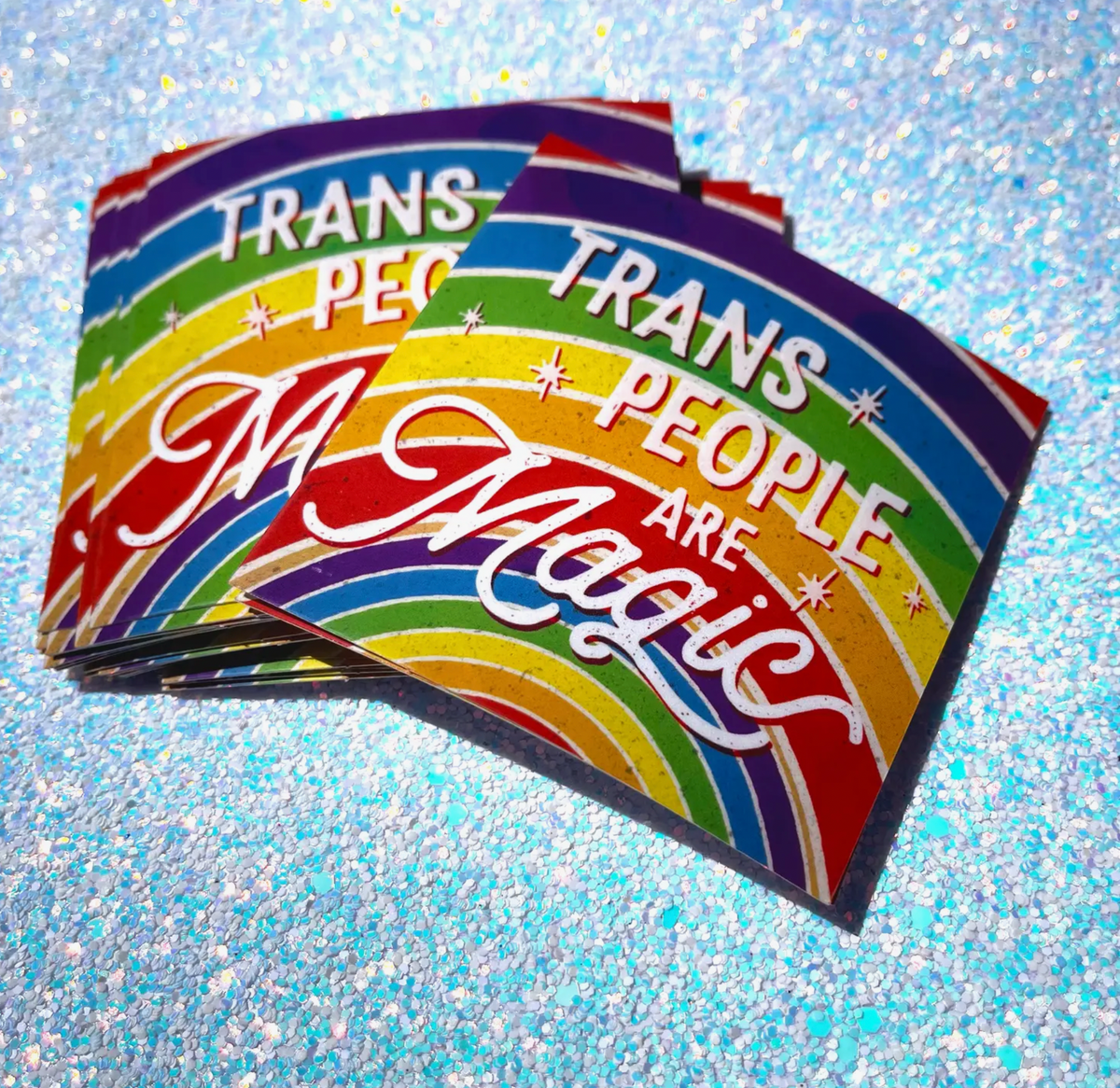 Trans People Are Magic Sticker