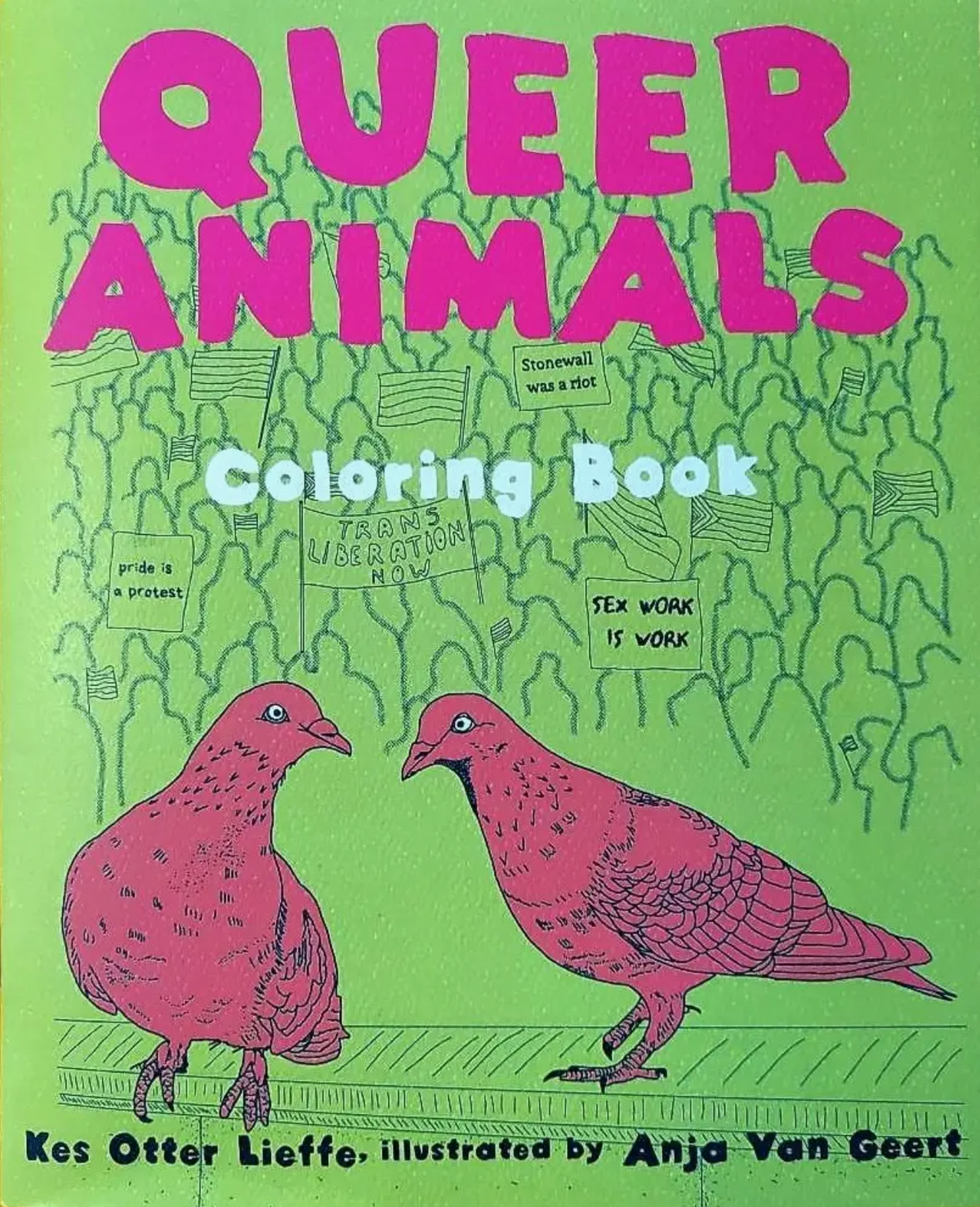 Queer Animals Coloring Book Zine