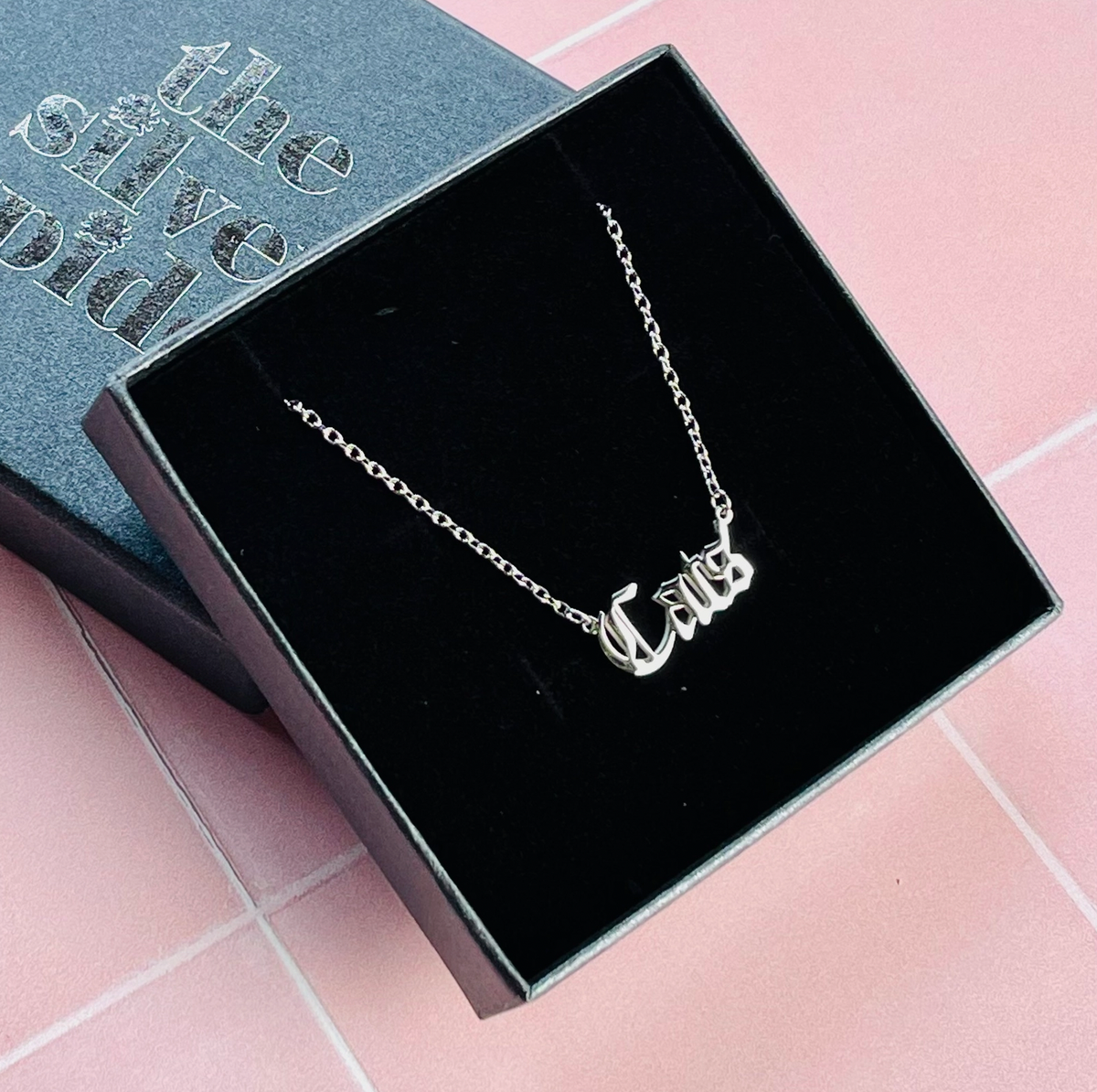 Silver Cats Necklace