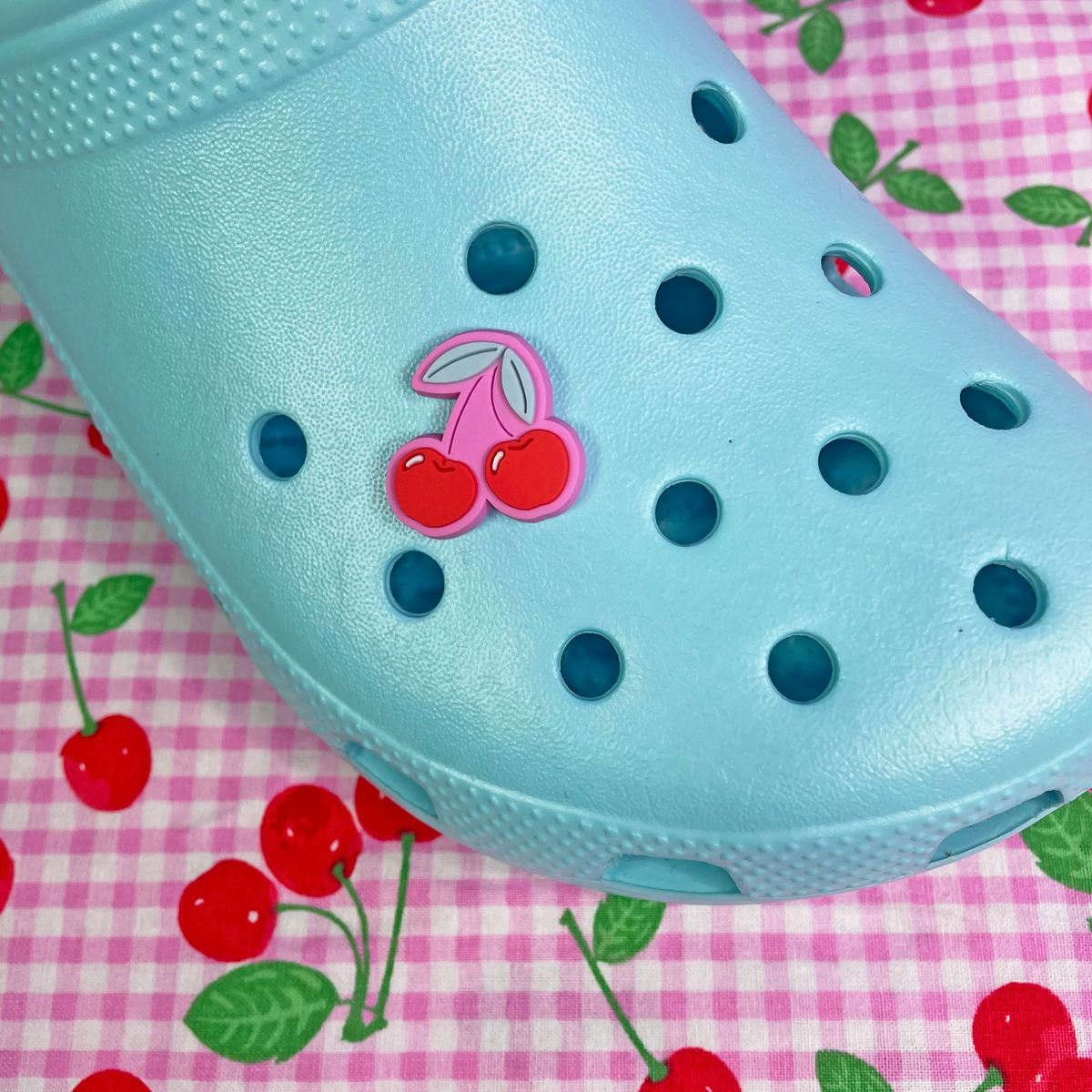 Cherry Shoe Charm