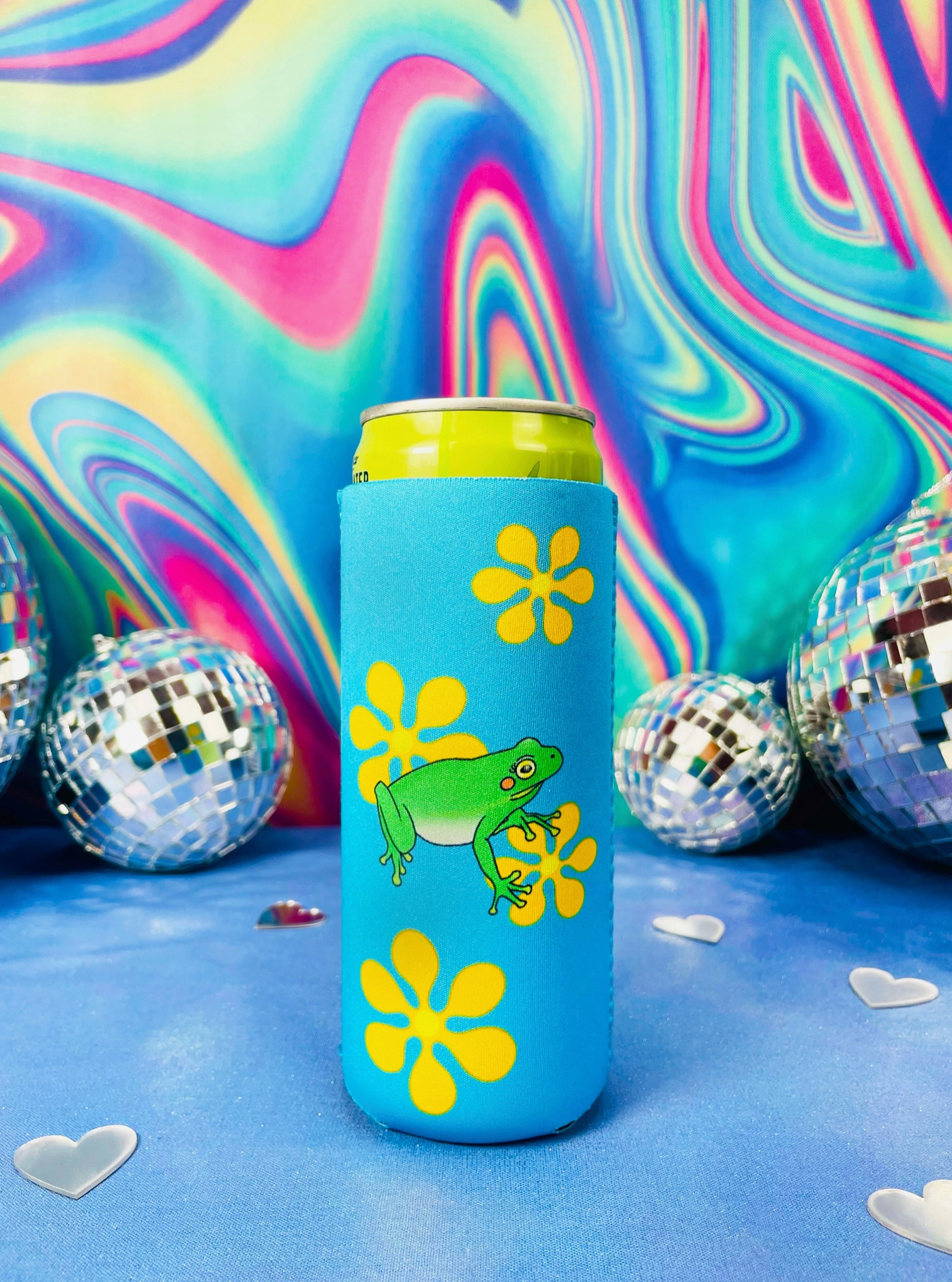 Frog Seltzer Koozie | Handmade Toledo