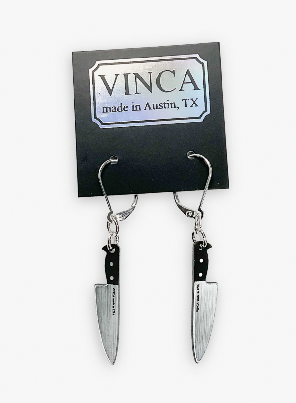 Knife Fish Hook Earrings