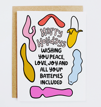 Load image into Gallery viewer, Batteries Included Holiday Card
