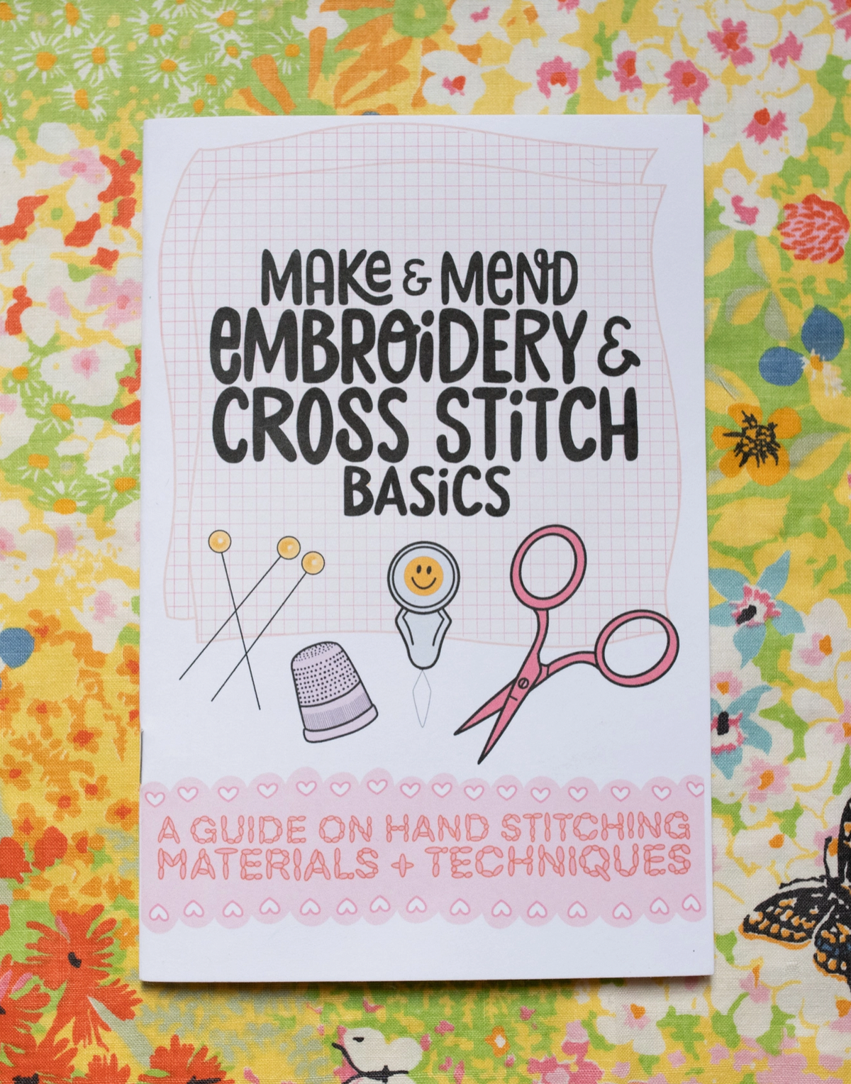Embroidery + Cross Stitch Basics Guide Zine