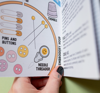 Load image into Gallery viewer, Embroidery + Cross Stitch Basics Guide Zine
