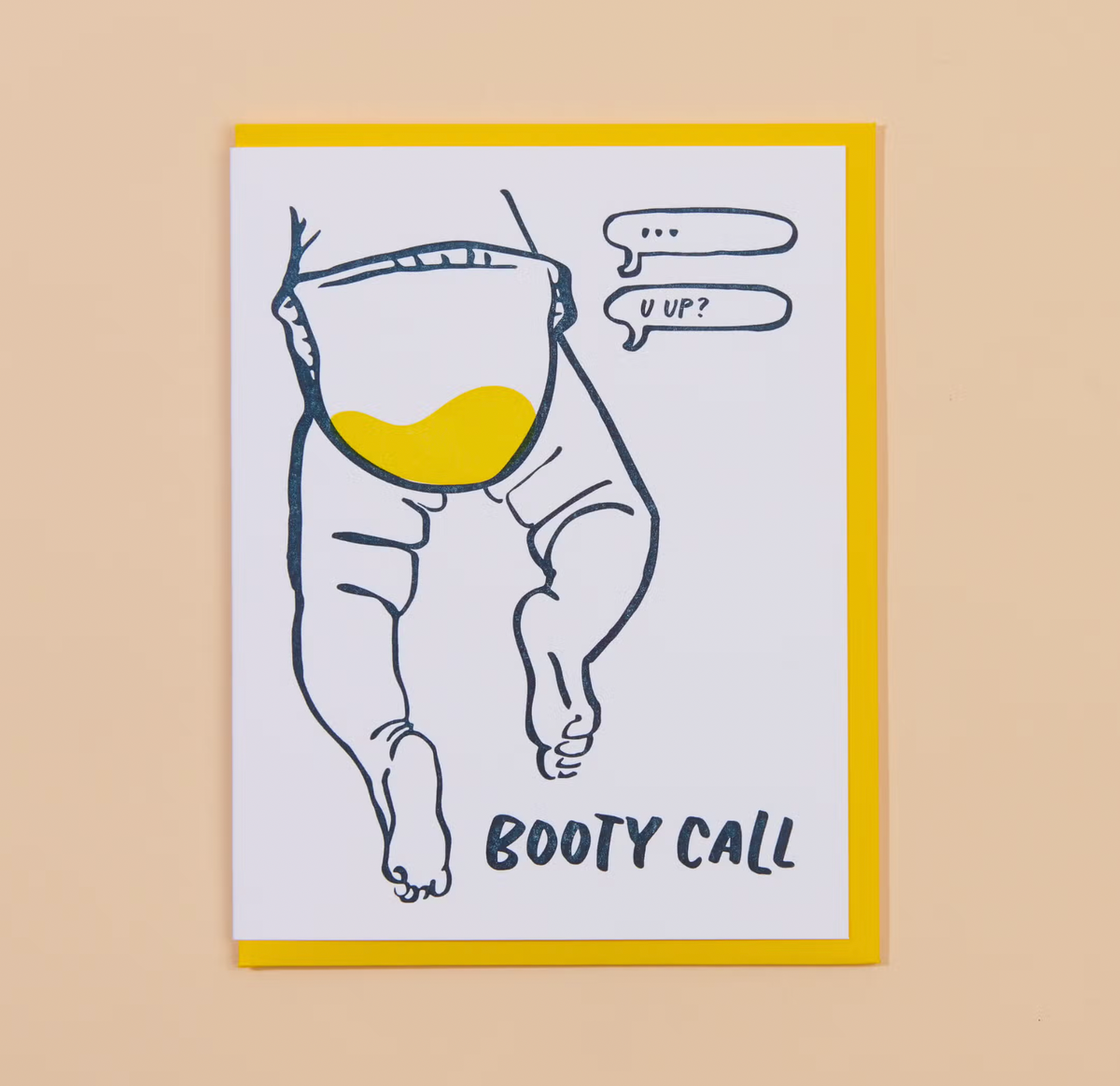 Booty Call Baby Greeting Card