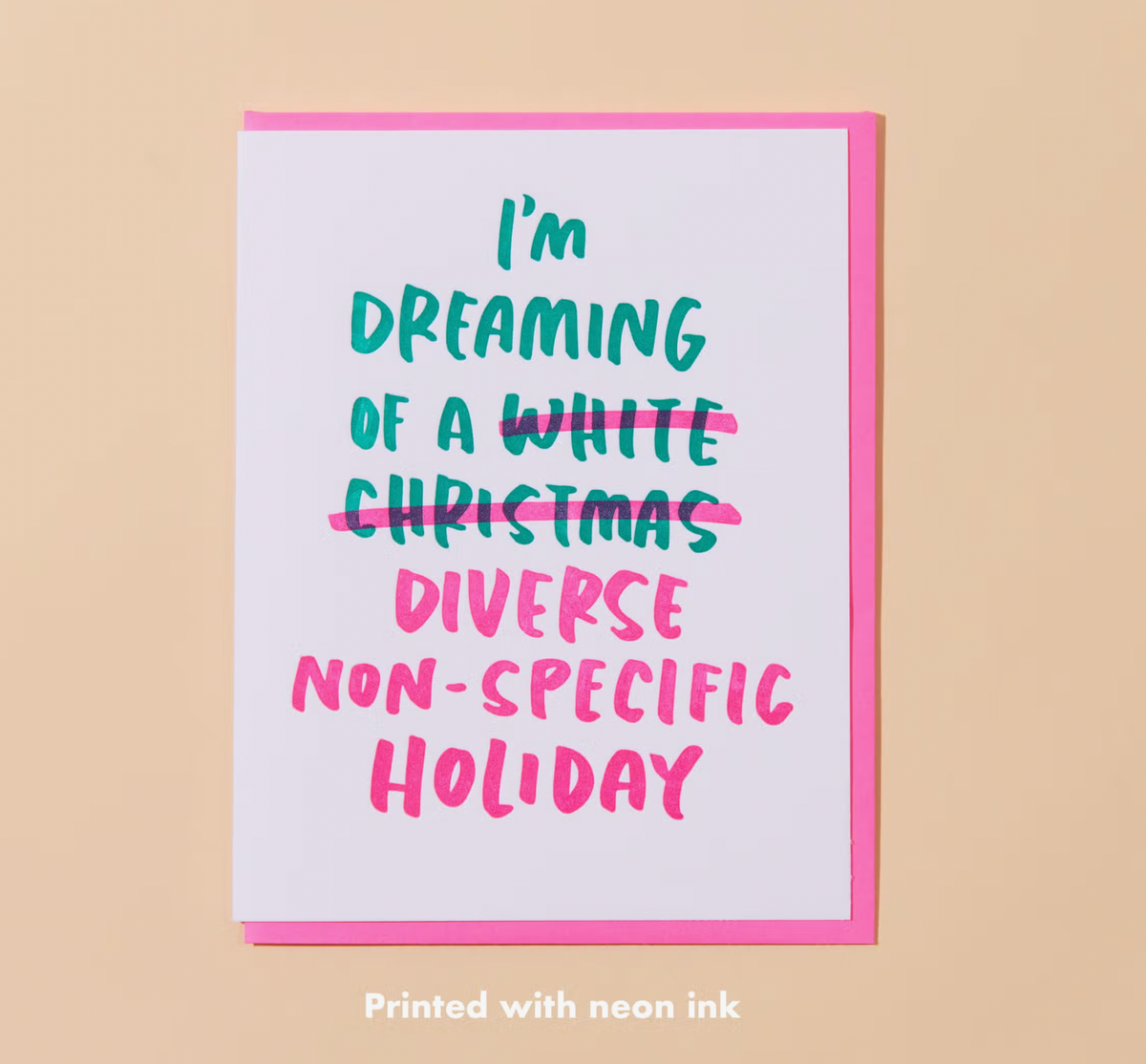 White Christmas Holiday Card