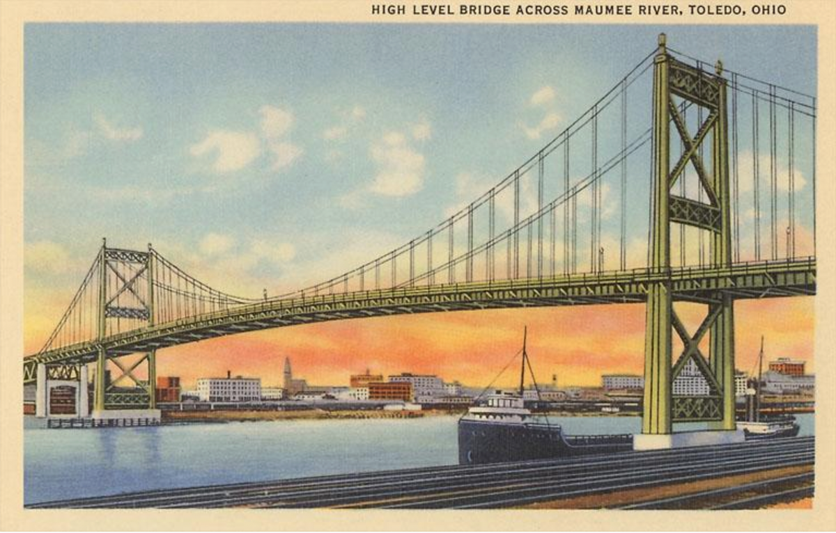 Vintage High Level Bridge Magnet