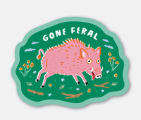 Load image into Gallery viewer, Gone Feral Hog Sticker

