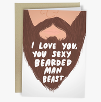 Load image into Gallery viewer, Sexy Bearded Man Beast Card
