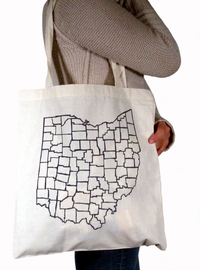 Load image into Gallery viewer, Ohio Counties Tote Bag
