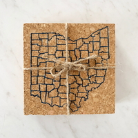 Load image into Gallery viewer, Ohio Counties Coaster Set
