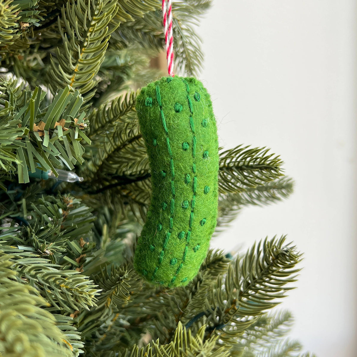 Pickle Felt Wool  Ornament