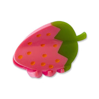 Load image into Gallery viewer, Mini Pink Strawberry Hair Claw
