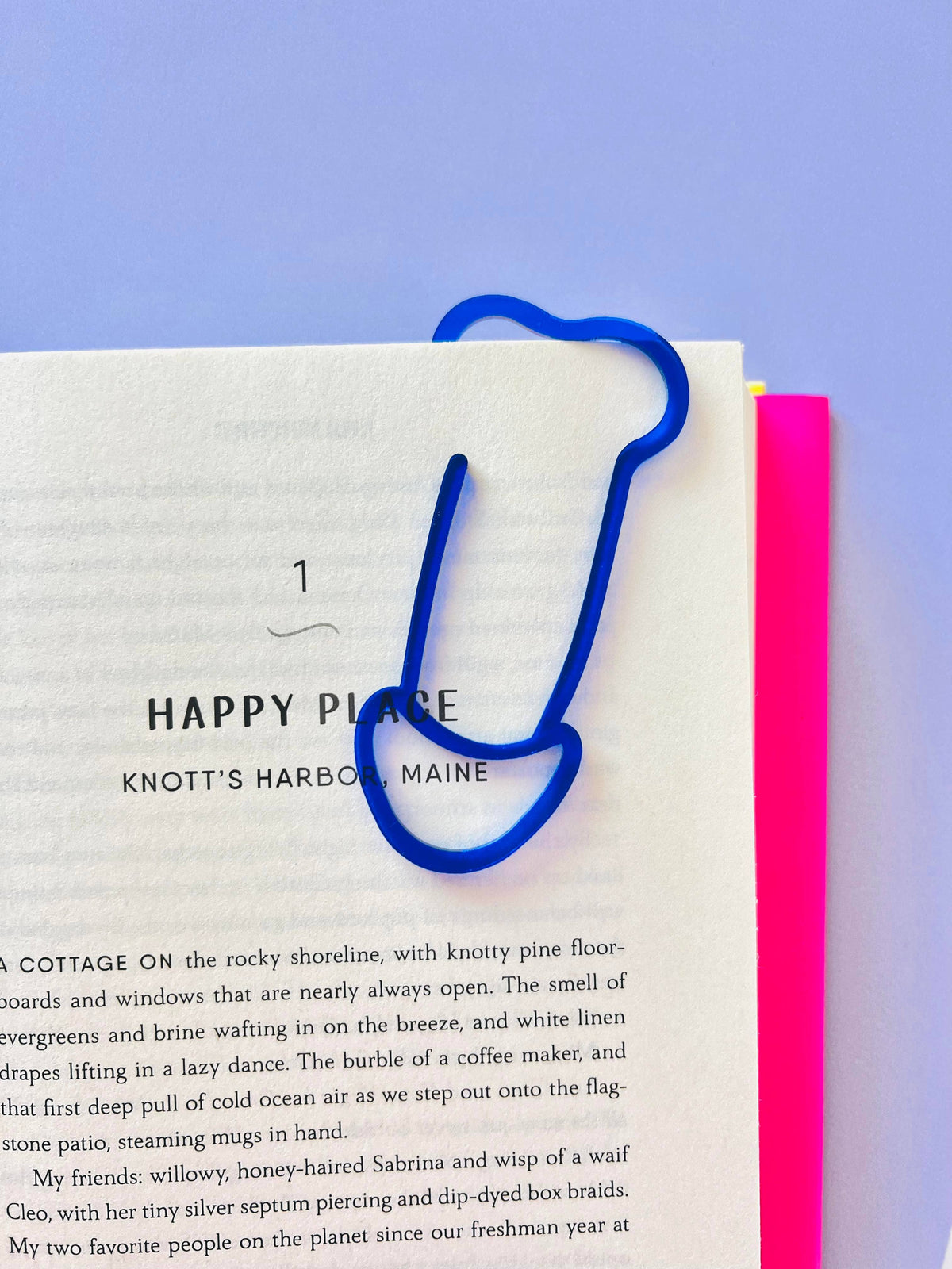 Cockclip™ Bookmark: Deep Blue