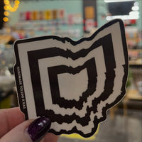 Load image into Gallery viewer, Trippy Ohio Vinyl Sticker
