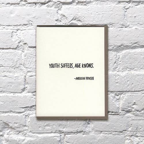 Youth Suffers Age Knows Card