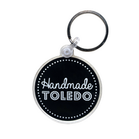 Load image into Gallery viewer, Handmade Toledo Logo Keychain
