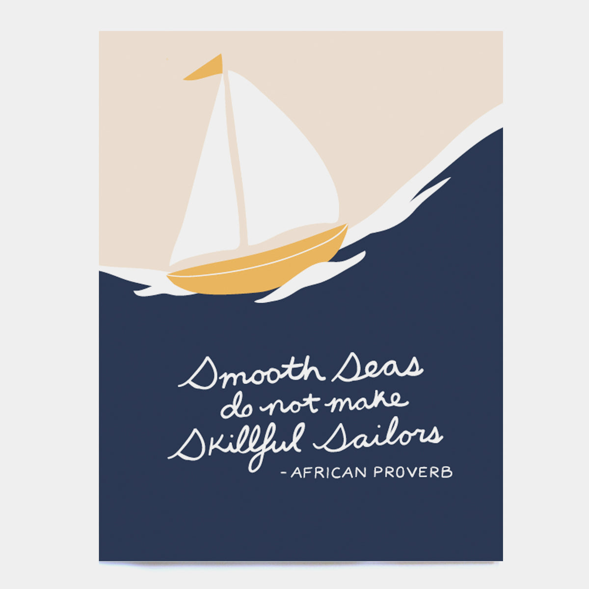 Skillful Sailors Greeting Card