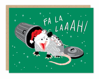 Load image into Gallery viewer, Fa La Possum Holiday Card
