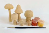 Load image into Gallery viewer, Earthy DIY Painted Mushroom Kit
