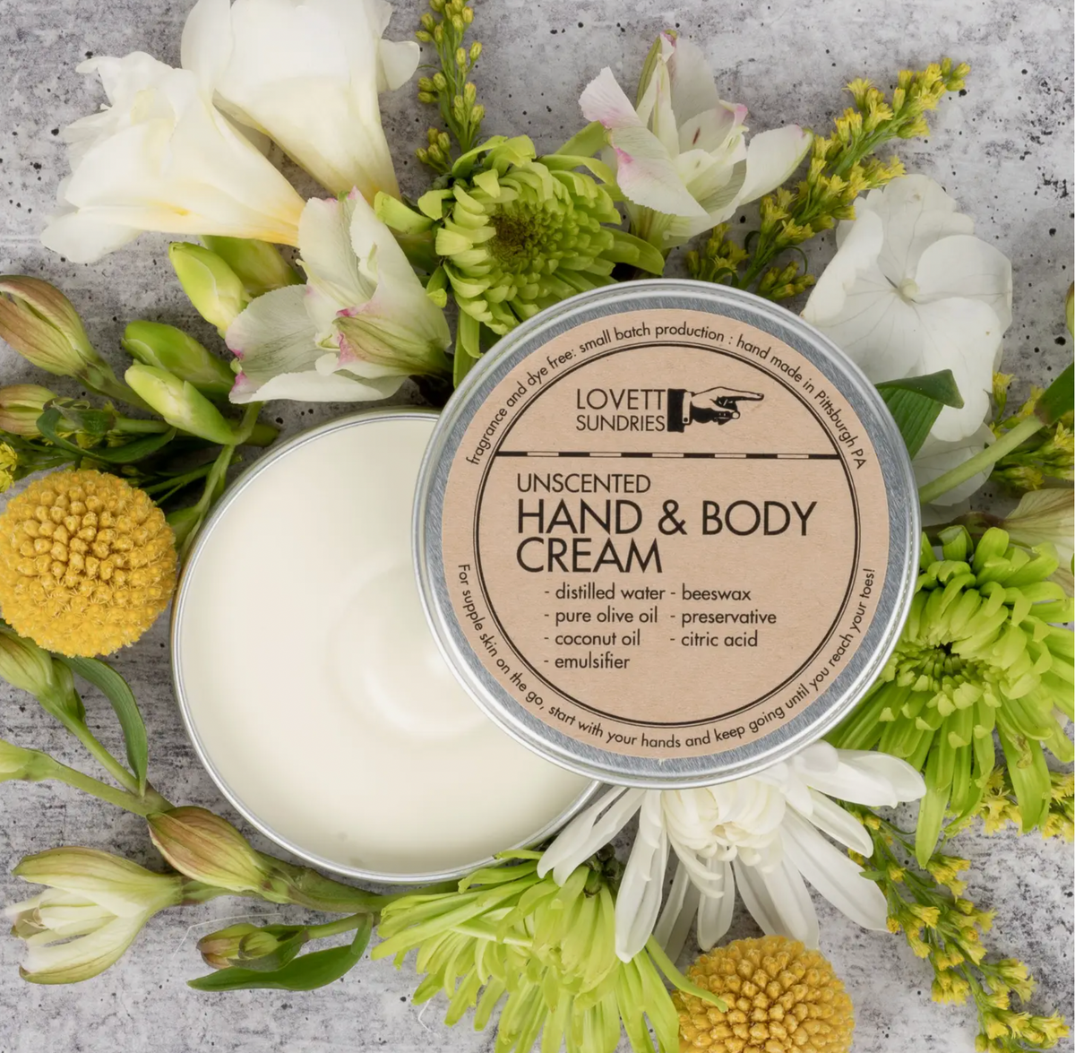 Unscented Hand & Body Cream