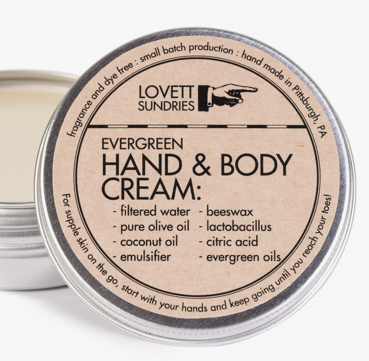 Evergreen Hand & Body Cream