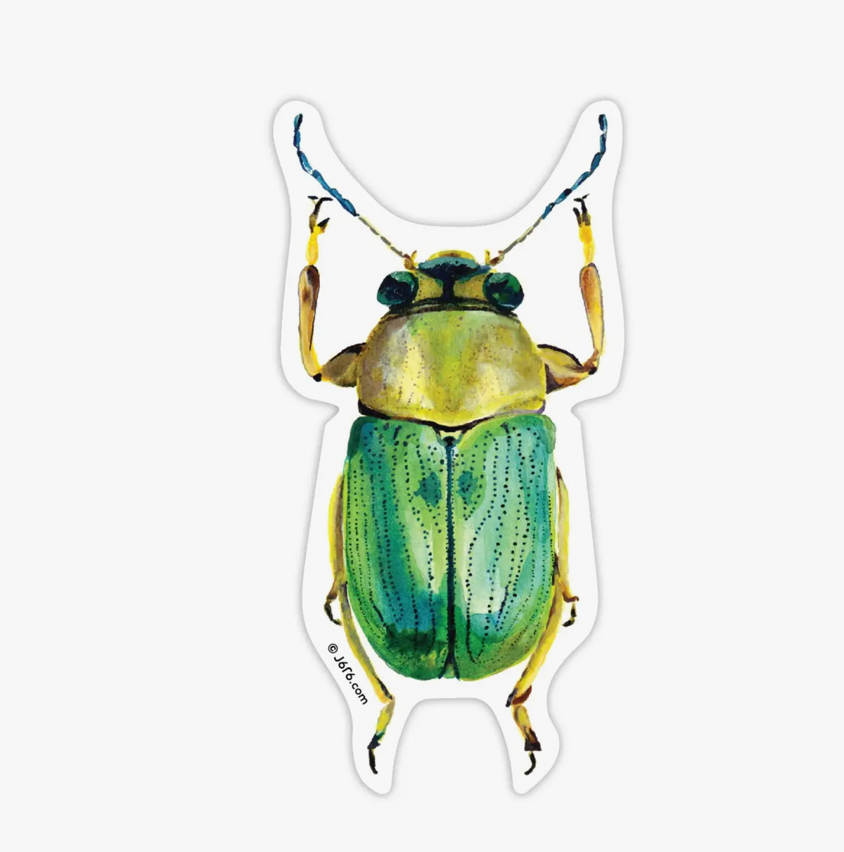 Scarab Beetle Sticker