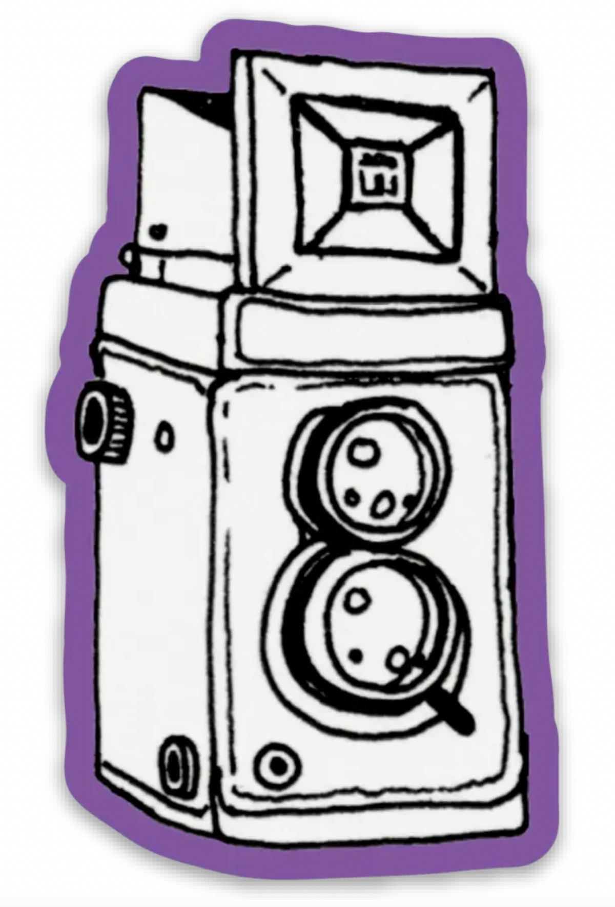 Rolleiflex Camera Sticker