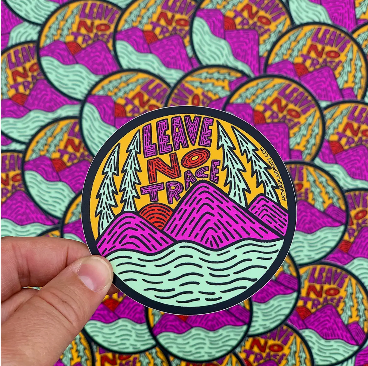Leave No Trace Sticker